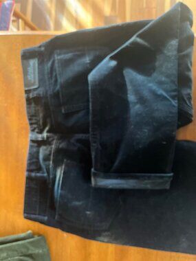 Polo Ralph Lauren Boot Cut Corduroy Pants Black 36x32